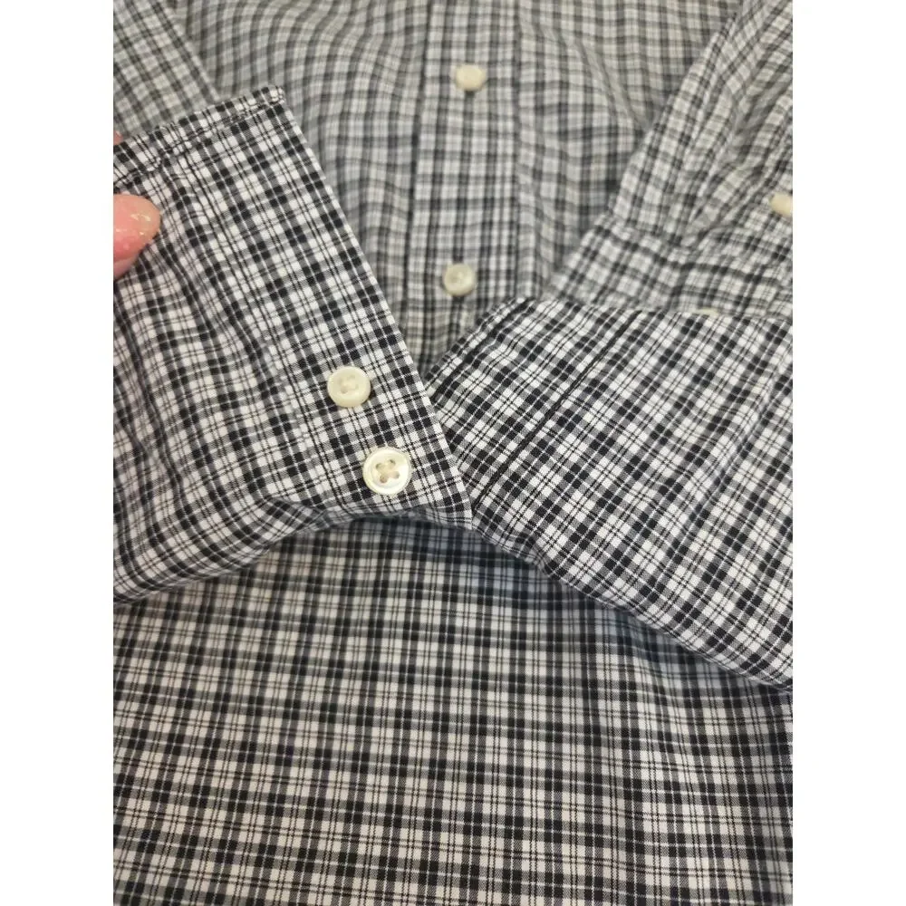 Ralph Lauren Boys Size 7 Blue White Check Button Down Shirt Excellent condition.